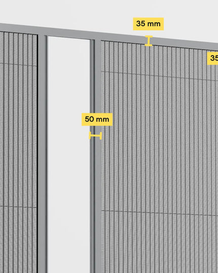 Zanzariera Porta Finestra Battente 2 Ante Plissettata su misura