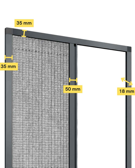 Zanzariera Porta Finestra Plissettata su misura